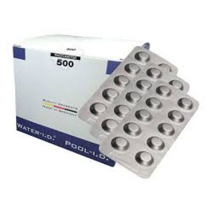 Χαπάκια DPD1 για μέτρηση ελεύθερου χλωρίου , καρτέλα 10 τεμαχίων